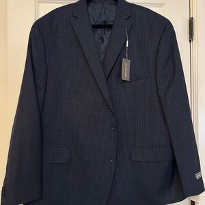 Michael Kors Dark Blue Patterned Blazer